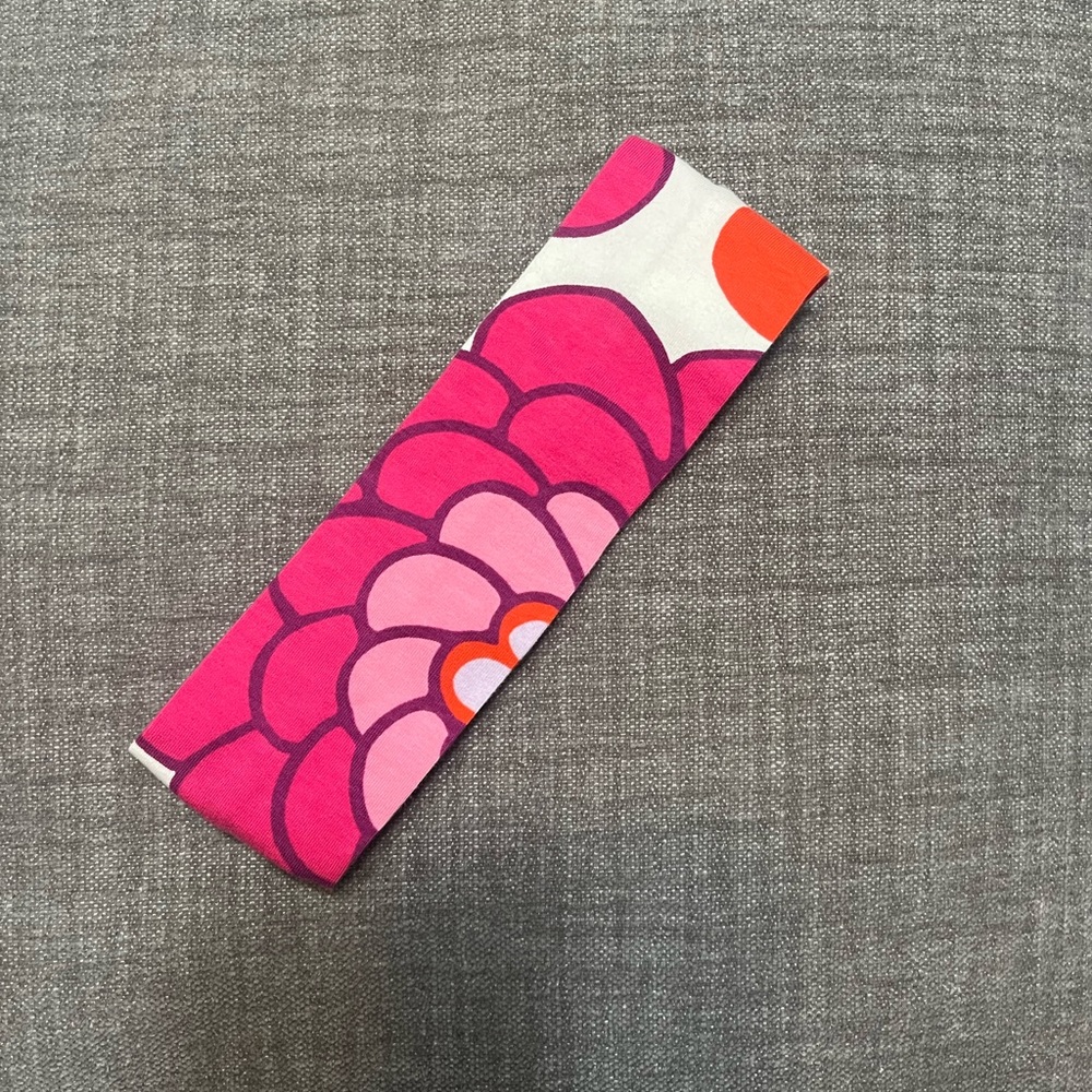 Kids gap floral pink stretchy head band one size NWT